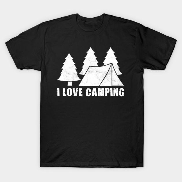 Camping T-Shirt by Imutobi